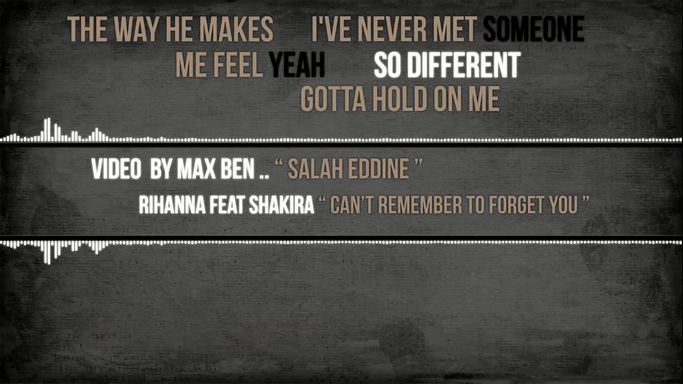 SHAKIRA - I CAN'T REMEMBER TO FORGET YOU